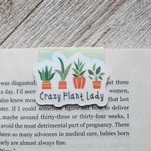 Load image into Gallery viewer, Magnetic Bookmark - Crazy Plant Lady