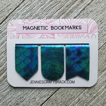 Load image into Gallery viewer, Aqua Mermaid Magnetic Bookmark