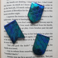 Load image into Gallery viewer, Aqua Mermaid Magnetic Bookmark