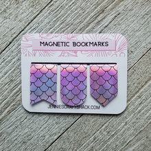 Load image into Gallery viewer, Pink Mermaid Magnetic Bookmark