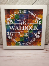 Load image into Gallery viewer, Rolled Flower Shadow Box