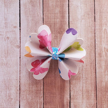 Load image into Gallery viewer, Izabela Bow - Rainbow Butterflies