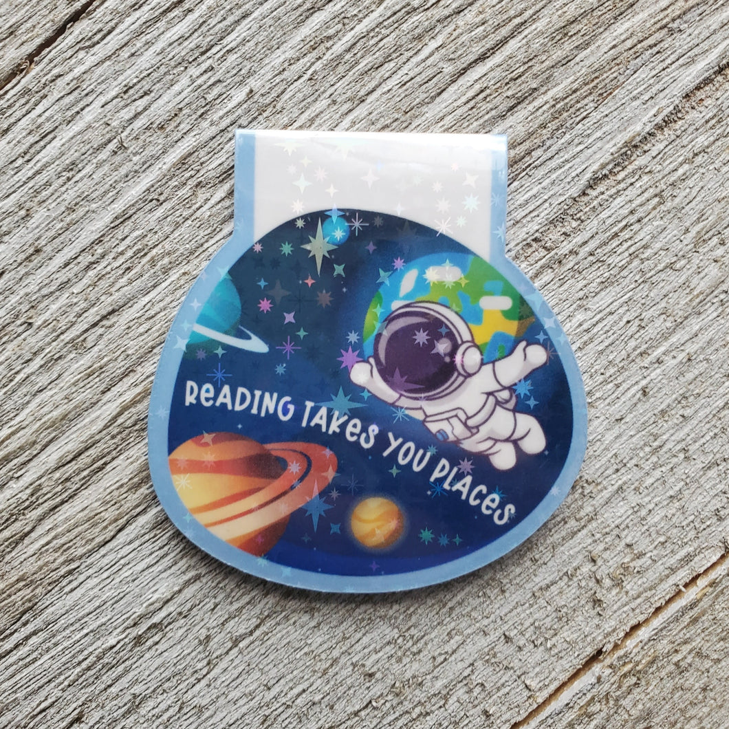 Magnetic Bookmark - Reading Takes You Places