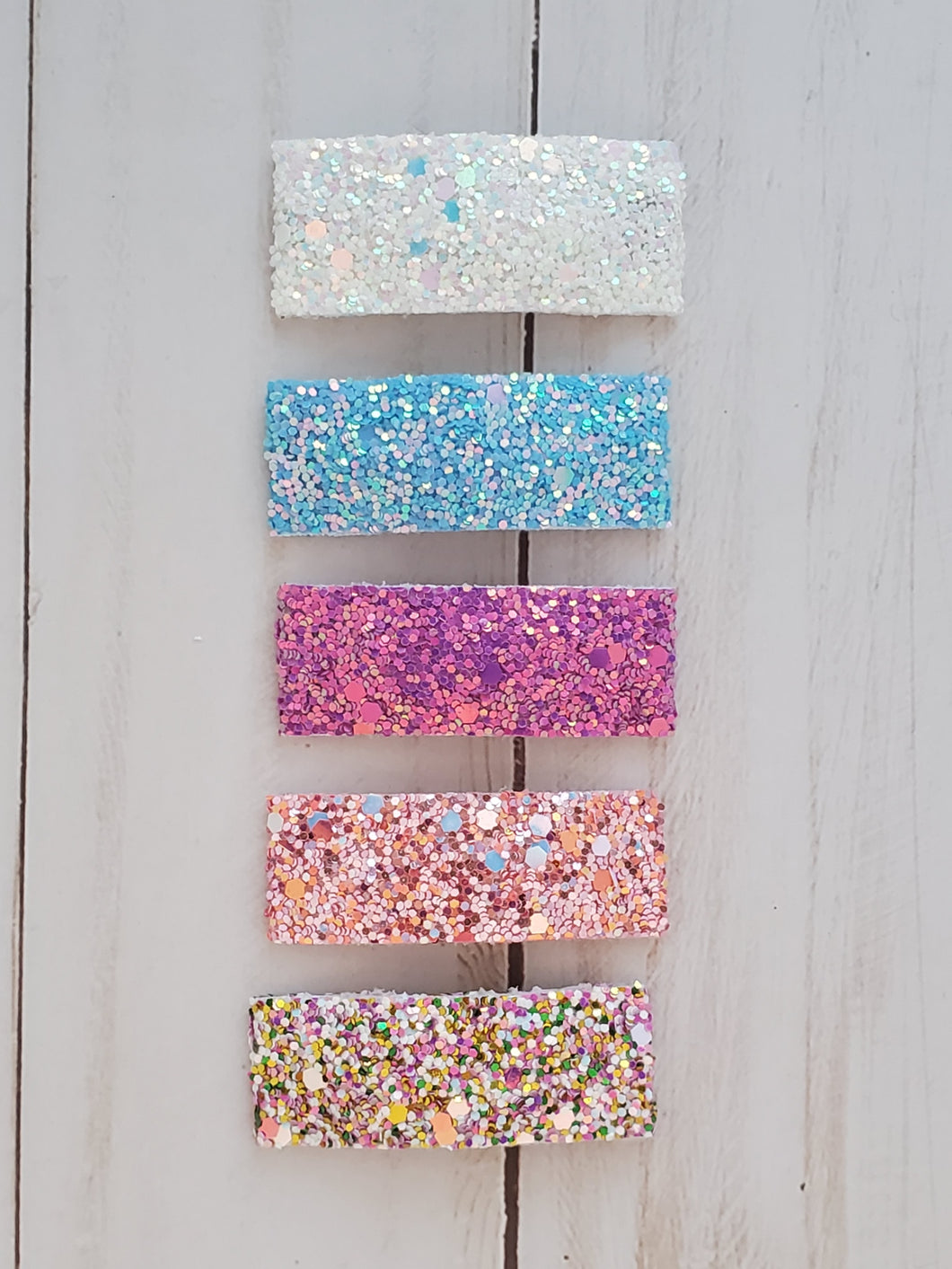 Spring Fling Glitter Snap Clip