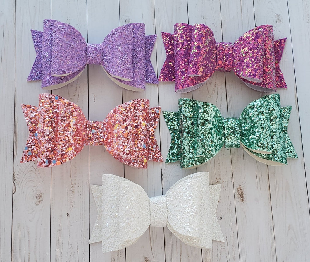 Samantha Glitter Hair Bow