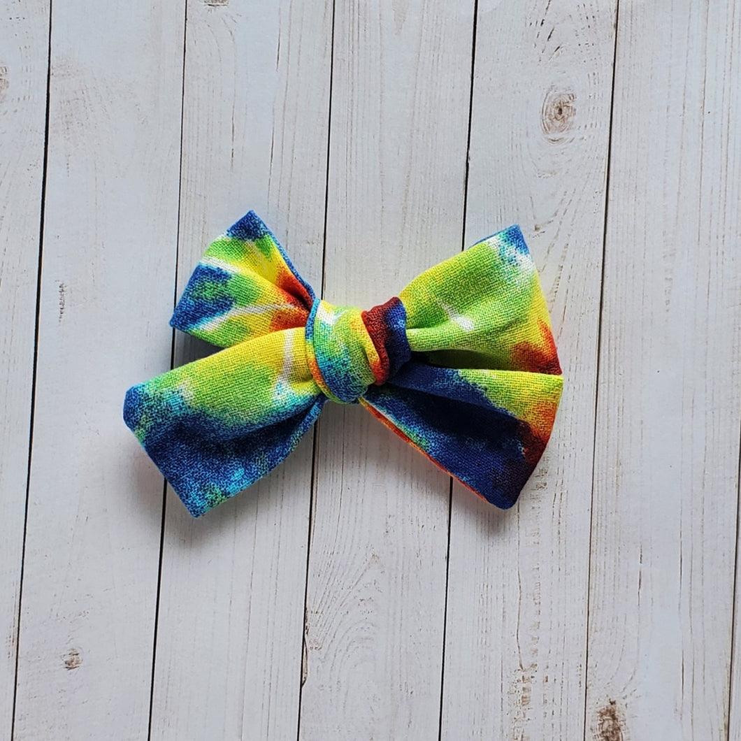 Tie-Dye Jasmine Bow